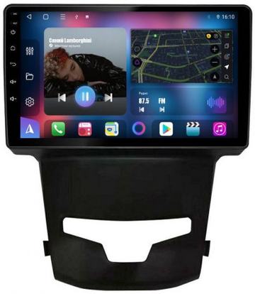 FarCar 355M Android 12, 8-ядер, QLED, Carplay, SIM-слот — на Ssangyong Actyon