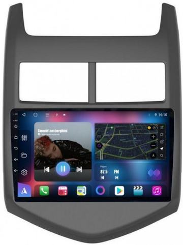 FarCar 107M Android 12, 8-ядер, QLED, Carplay, SIM-слот — на Chevrolet Aveo