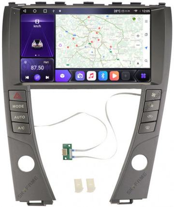 Carmedia SF-9118 QLed, Android 10/12, ТОП процессор, CarPlay, SIM-слот (только с установкой в Москве) — на Lexus ES