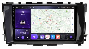 Carmedia OL-9665 (L33) (поддержка кругового обзора) Android 10, 8-ядер, SIM-слот (CarPlay) — на Nissan Teana