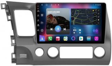 FarCar 044M Android 12, 8-ядер, QLED, Carplay, SIM-слот — на Honda Civic
