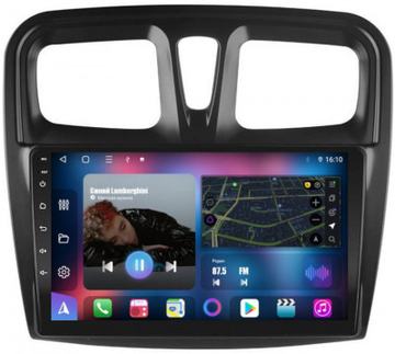 FarCar 3051M Android 12, 8-ядер, QLED, Carplay, SIM-слот — на Renault Logan