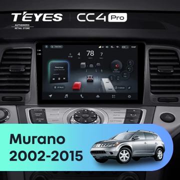 Teyes CC4 Pro (Экран 9,5") на Android 13, 8-ядер, 12ГБ-256ГБ, SIM-слот — на Nissan Murano