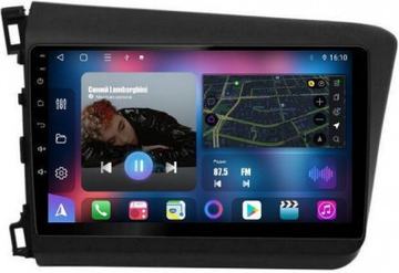 FarCar 132M Android 12, 8-ядер, QLED, Carplay, SIM-слот — на Honda Civic