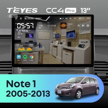 Teyes CC4 Pro (0din) (Экран 13") на Android 13, 8-ядер, 8ГБ-128ГБ, SIM-слот — на Nissan Note