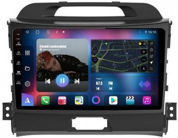 FarCar 537M Android 12, 8-ядер, QLED, Carplay, SIM-слот — на KIA Sportage