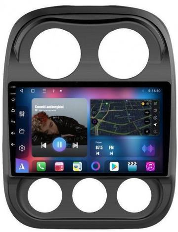 FarCar 1078M Android 12, 8-ядер, QLED, Carplay, SIM-слот — на Jeep Compass