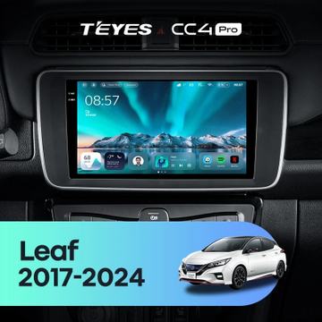 Teyes CC4 Pro (Экран 9,5") на Android 13, 8-ядер, 12ГБ-256ГБ, SIM-слот — на Nissan Leaf