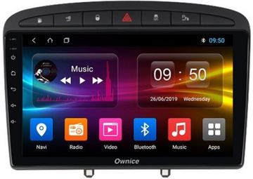 Carmedia OL-9961 Android 10, 8-ядер, SIM-слот (CarPlay) — на Peugeot 308